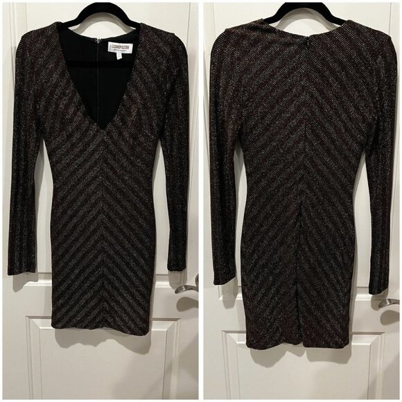 Dress the Population Maya Brown Bodycon Dress $149 - Picture 4 of 7